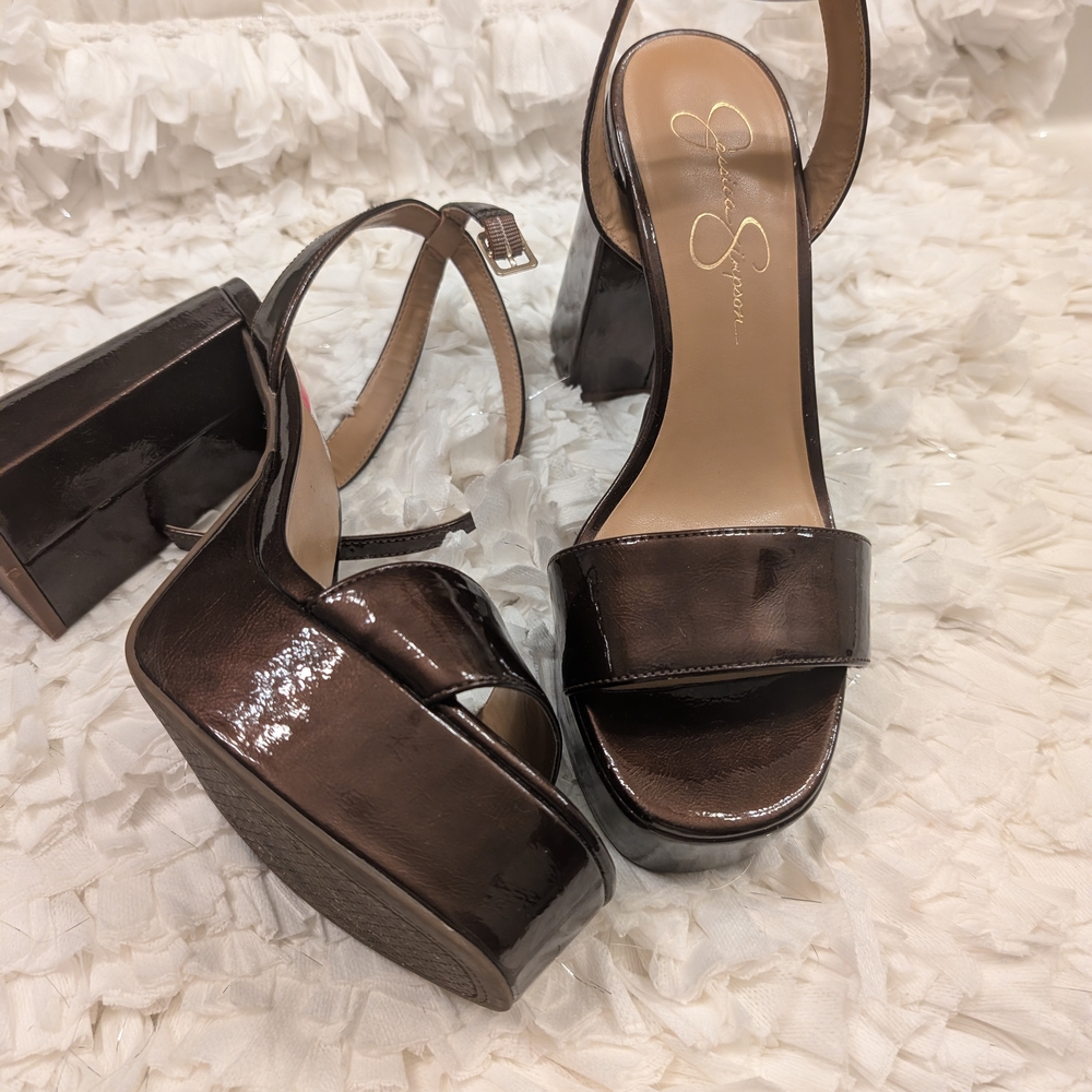 Jessica Simpson Women's Black Platform Sandals